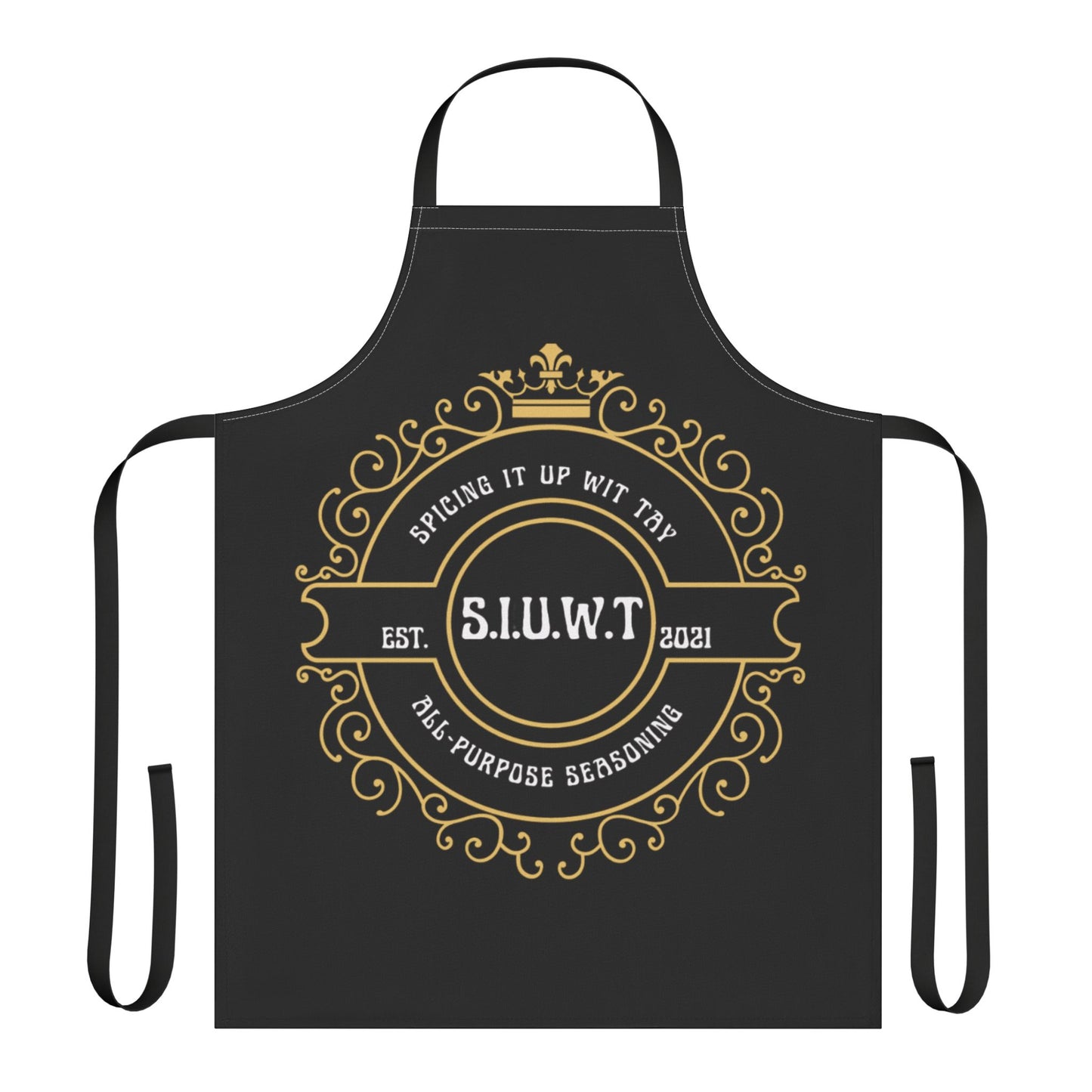 Apron — SIUWT Gold Crest All-Purpose Cooking Apron ("Spicing It Up Wit Tay")